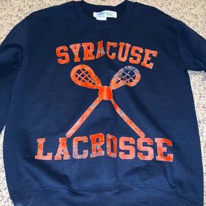 Syracuse lacrosse crew neck